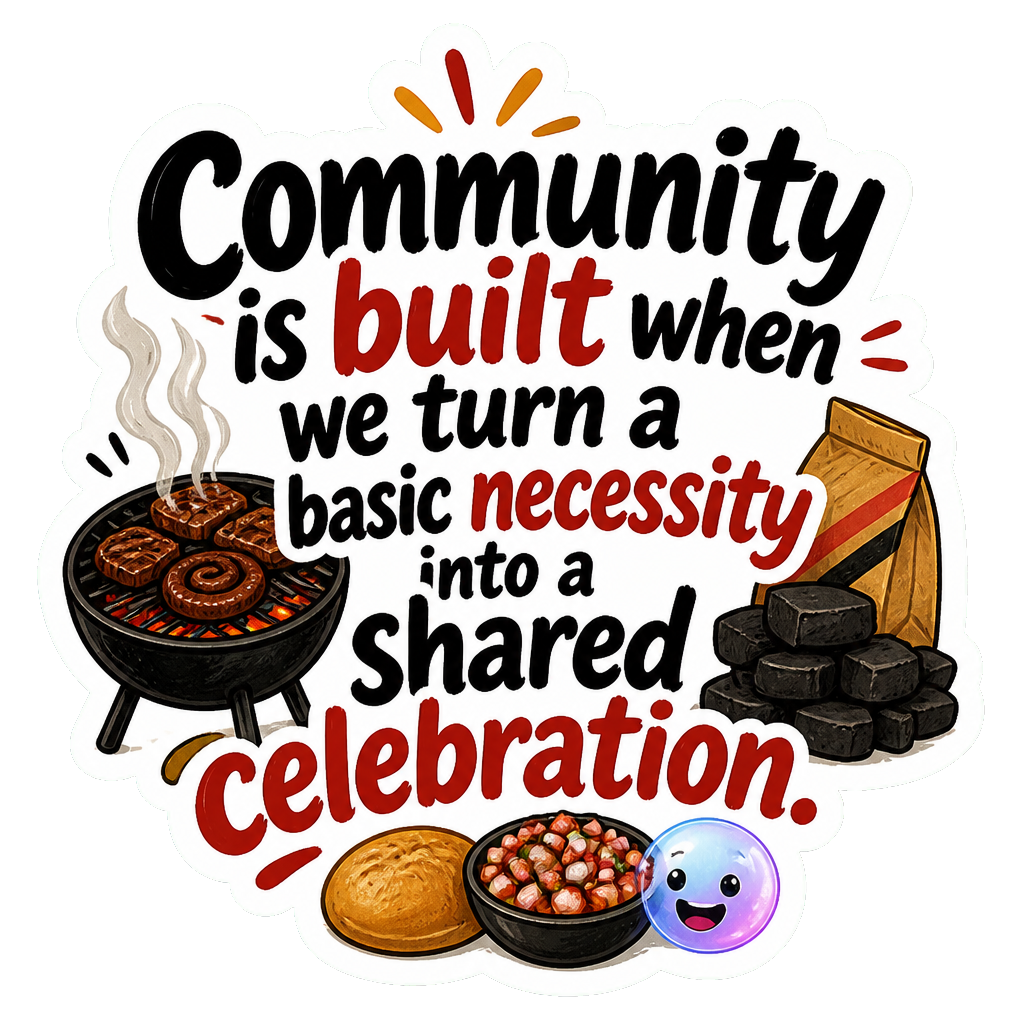 Community is built when we turn a basic necessity into a shared celebration.