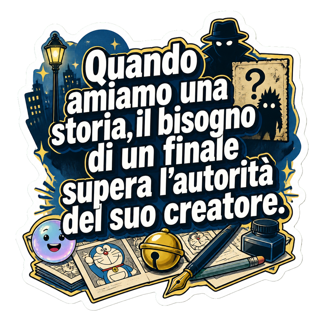 Quando amiamo una storia, il bisogno di un finale supera l'autorità del suo creatore.