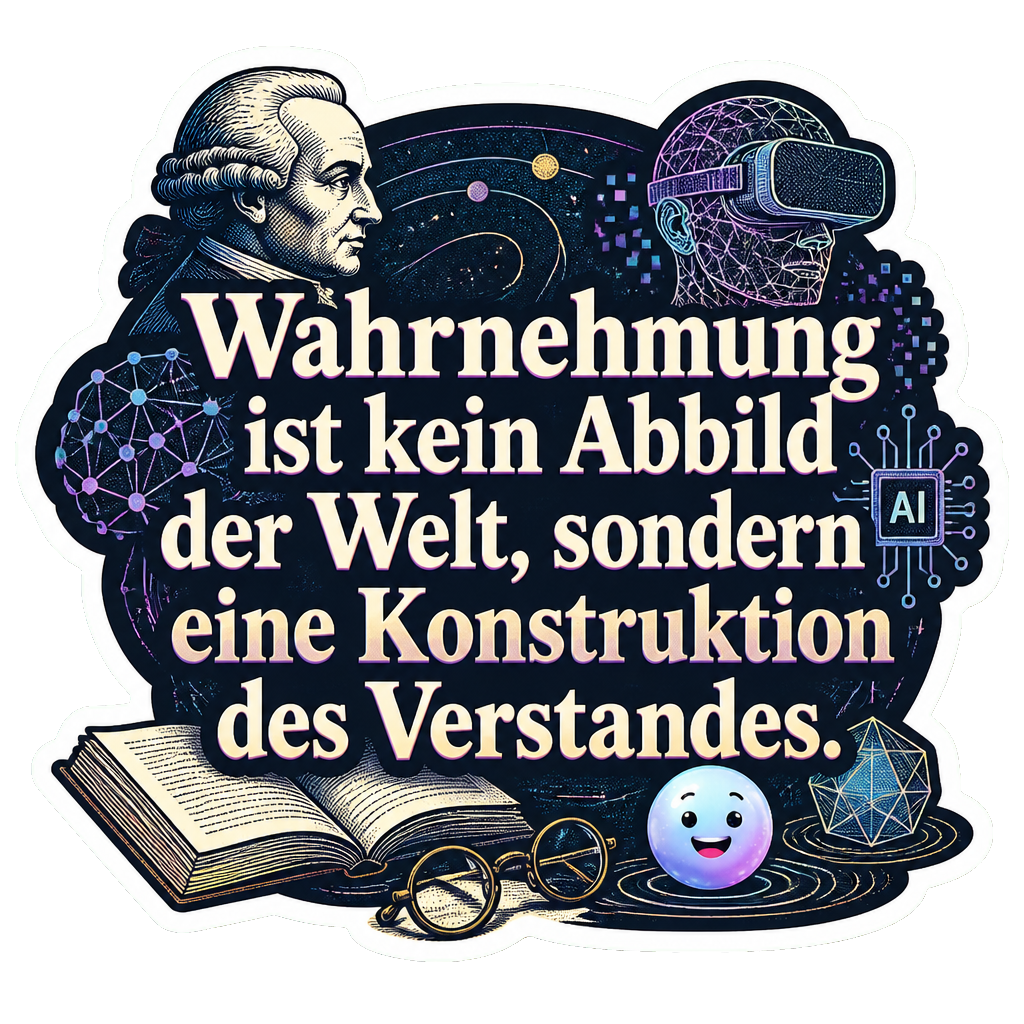 Wahrnehmung ist kein Abbild der Welt, sondern eine Konstruktion des Verstandes.