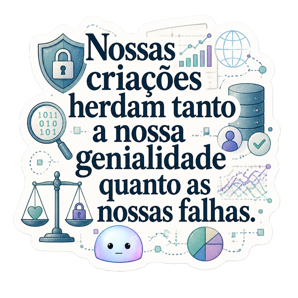 Nossas criações herdam tanto a nossa genialidade quanto as nossas falhas.