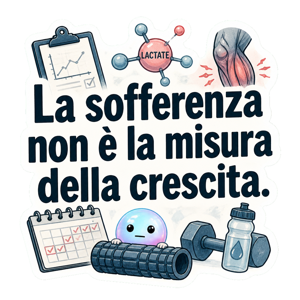 La sofferenza non è la misura della crescita.