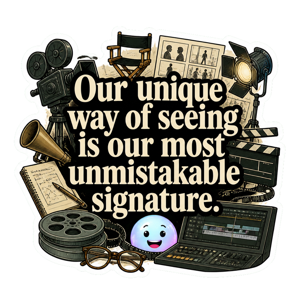 Our unique way of seeing is our most unmistakable signature.