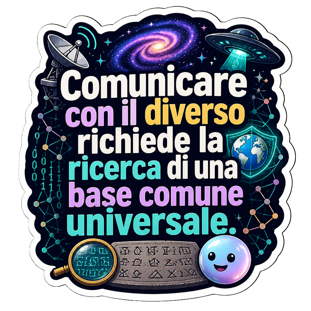 Comunicare con il diverso richiede la ricerca di una base comune universale.