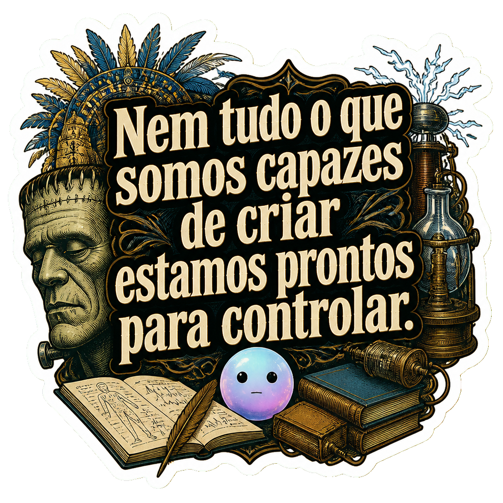 Nem tudo o que somos capazes de criar estamos prontos para controlar.