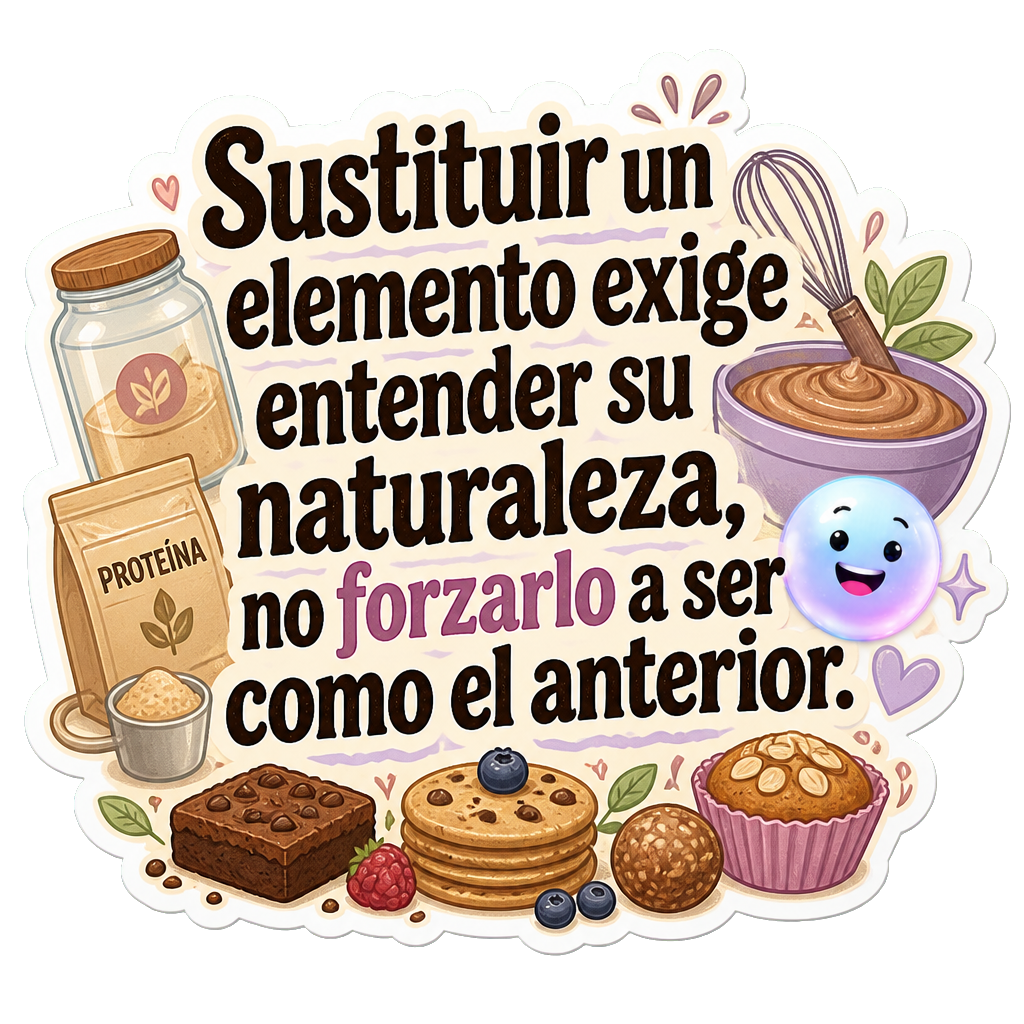 Sustituir un elemento exige entender su naturaleza, no forzarlo a ser como el anterior.