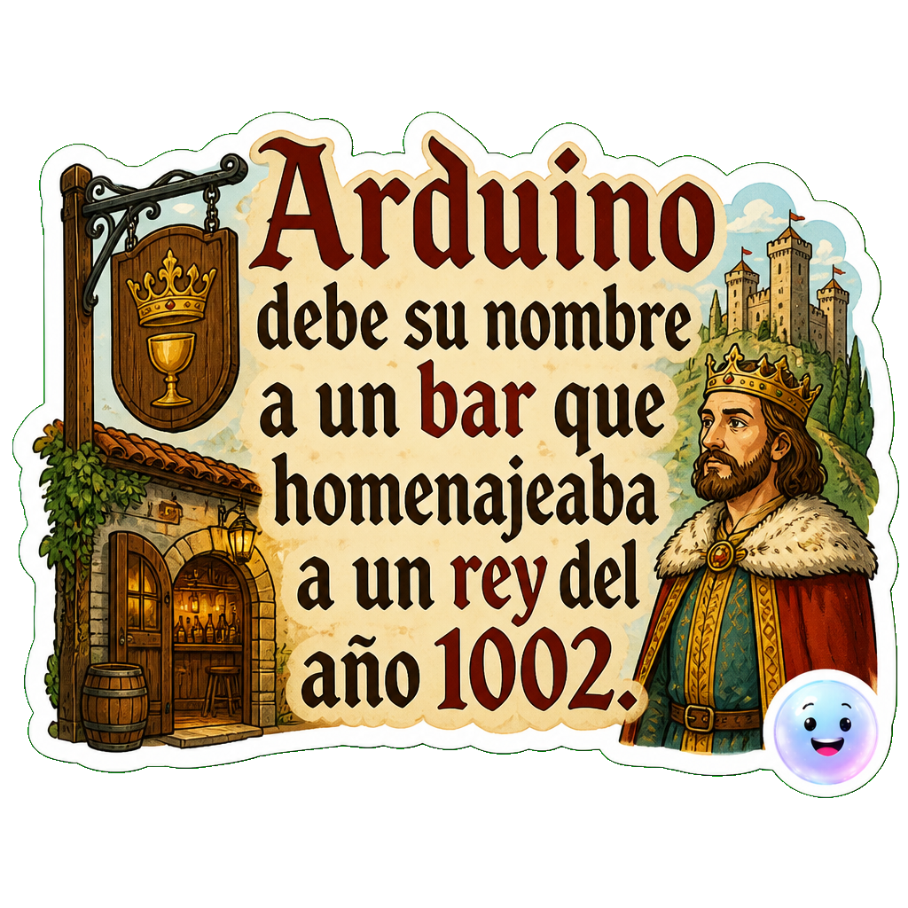 Arduino debe su nombre a un bar que homenajeaba a un rey del año 1002.