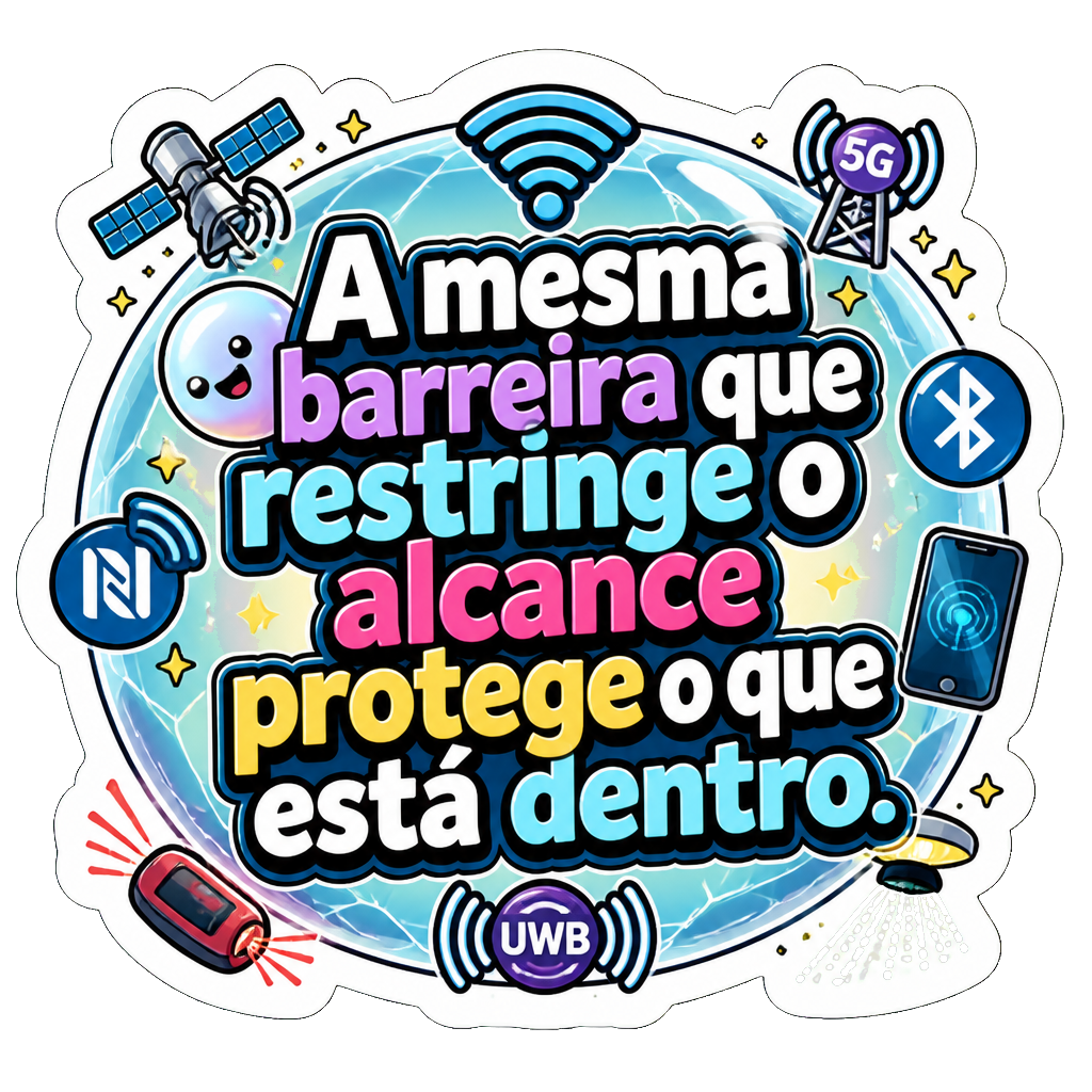 A mesma barreira que restringe o alcance protege o que está dentro.
