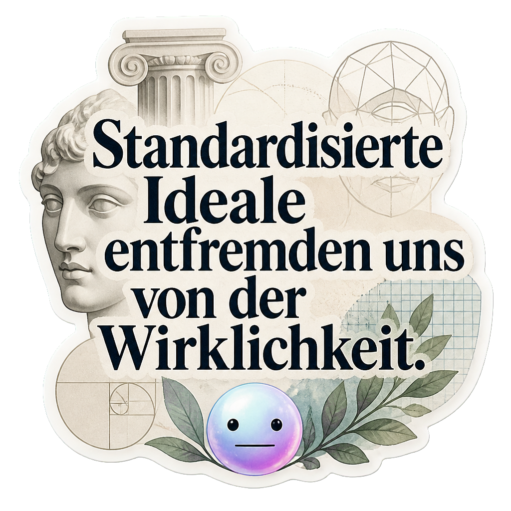 Standardisierte Ideale entfremden uns von der Wirklichkeit.