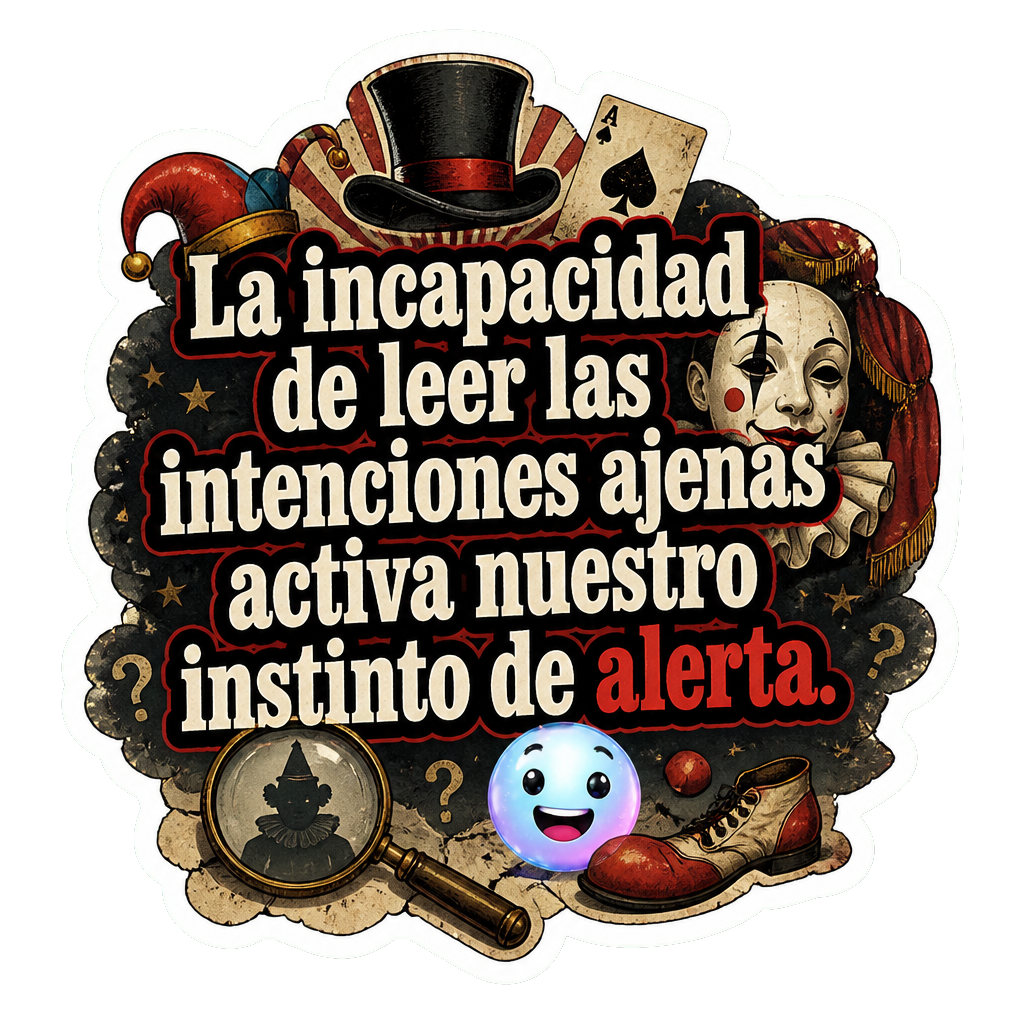 La incapacidad de leer las intenciones ajenas activa nuestro instinto de alerta.