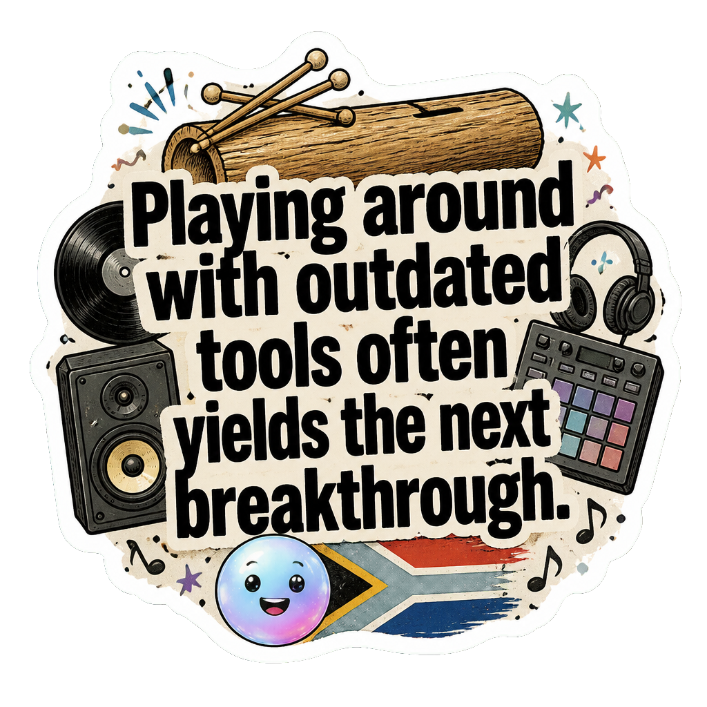 Playing around with outdated tools often yields the next breakthrough.