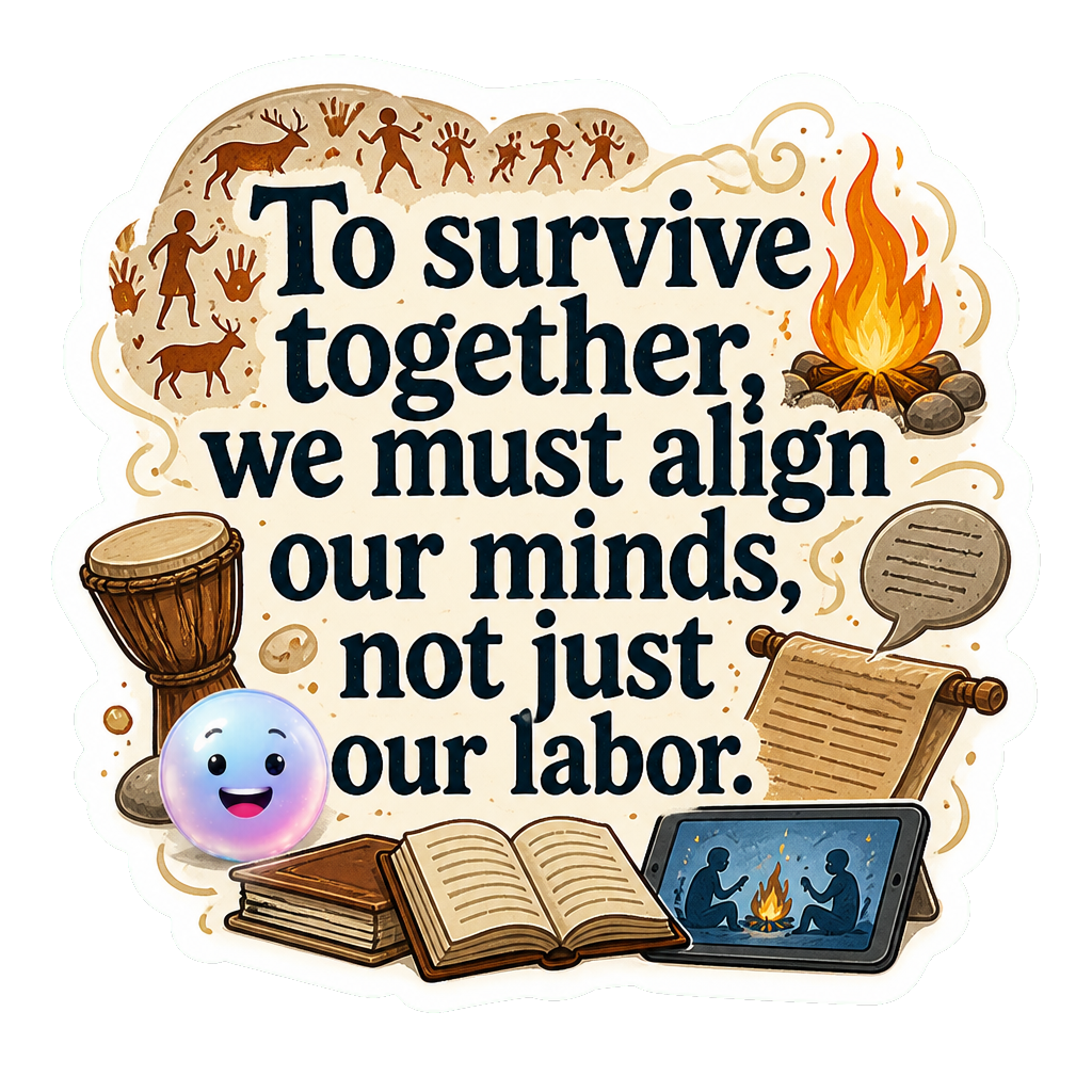 To survive together, we must align our minds, not just our labor.