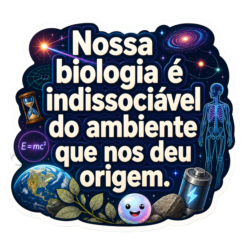 Nossa biologia é indissociável do ambiente que nos deu origem.