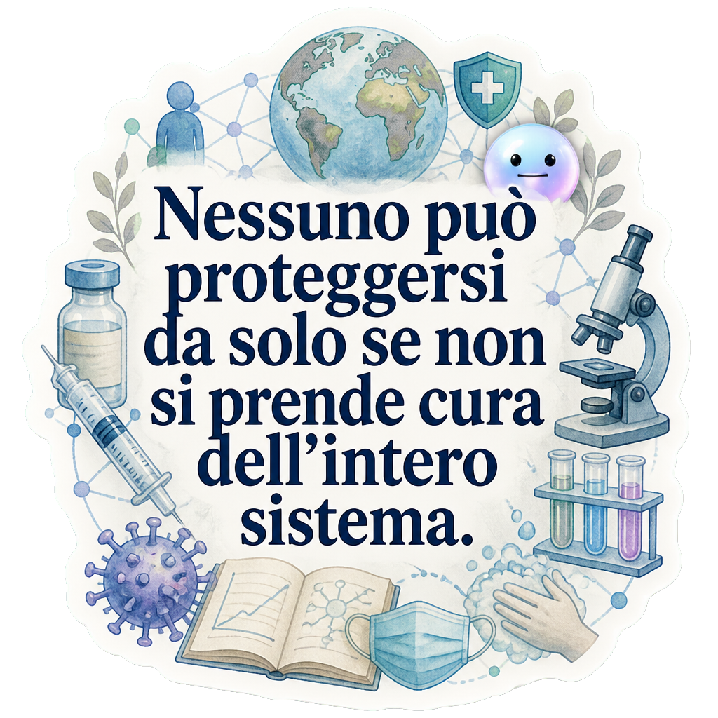 Nessuno può proteggersi da solo se non si prende cura dell'intero sistema.