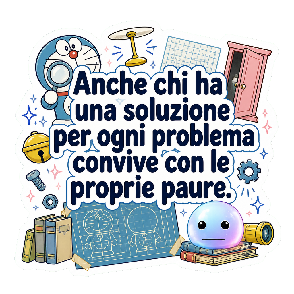 Anche chi ha una soluzione per ogni problema convive con le proprie paure.