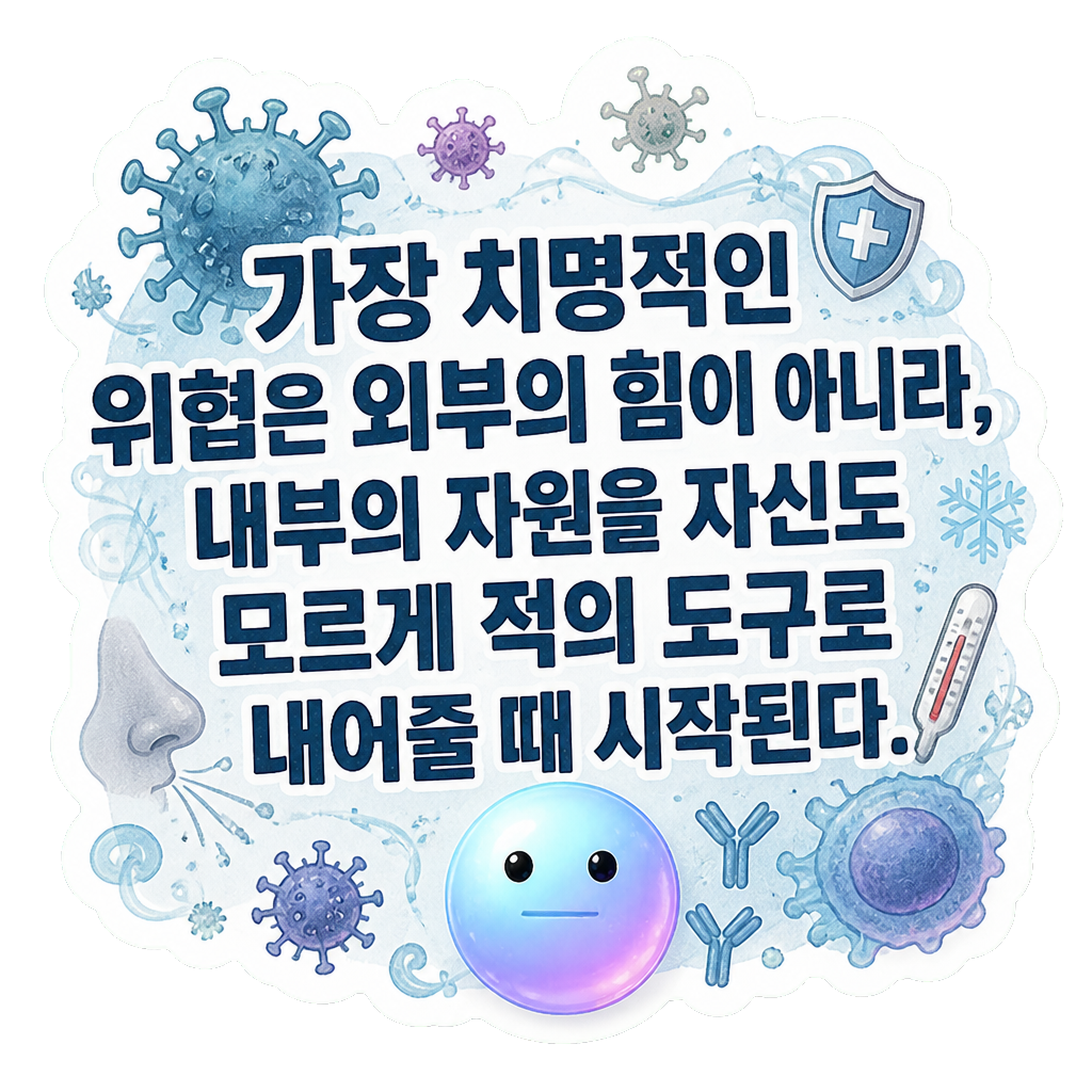 가장 치명적인 위협은 외부의 힘이 아니라, 내부의 자원을 자신도 모르게 적의 도구로 내어줄 때 시작된다.
