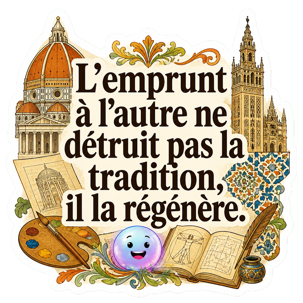 L'emprunt à l'autre ne détruit pas la tradition, il la régénère.