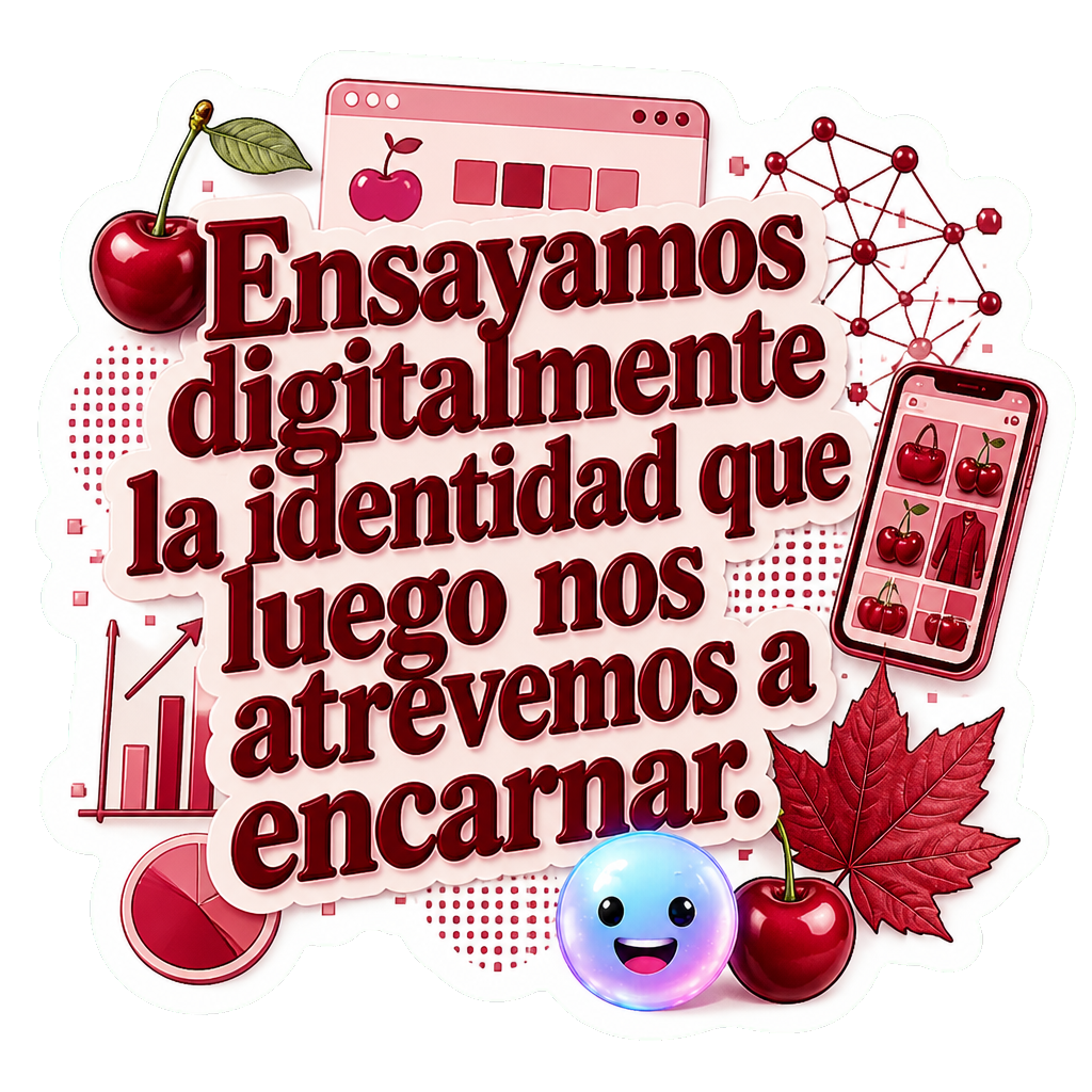 Ensayamos digitalmente la identidad que luego nos atrevemos a encarnar.