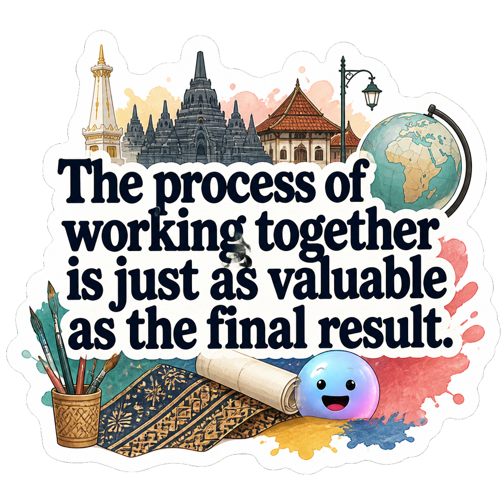 The process of working together is just as valuable as the final result.