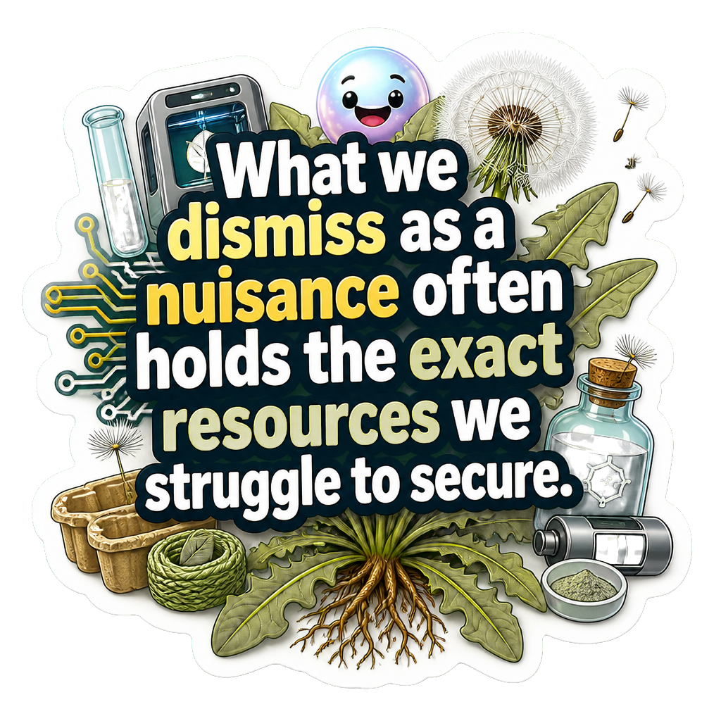 What we dismiss as a nuisance often holds the exact resources we struggle to secure.