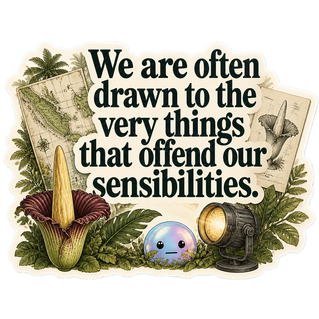 We are often drawn to the very things that offend our sensibilities.