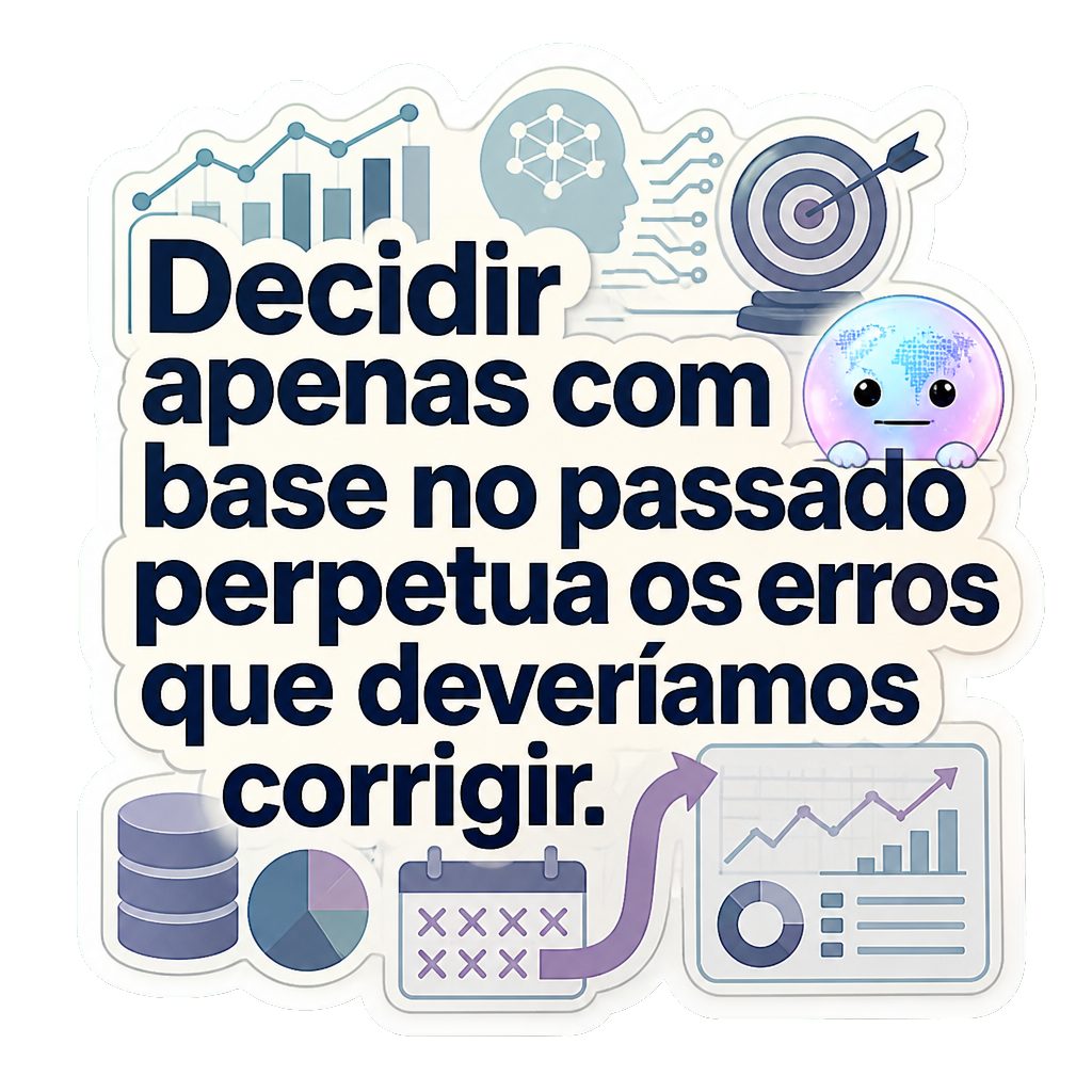 Decidir apenas com base no passado perpetua os erros que deveríamos corrigir.