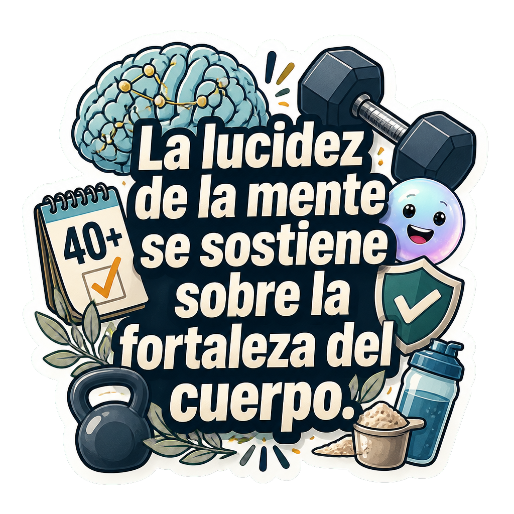 La lucidez de la mente se sostiene sobre la fortaleza del cuerpo.