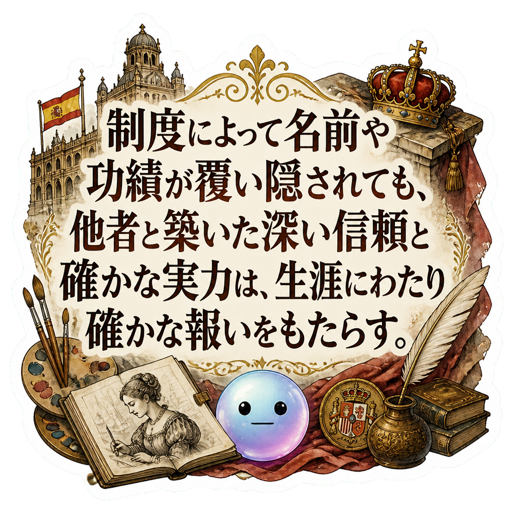 制度によって名前や功績が覆い隠されても、他者と築いた深い信頼と確かな実力は、生涯にわたり確かな報いをもたらす。