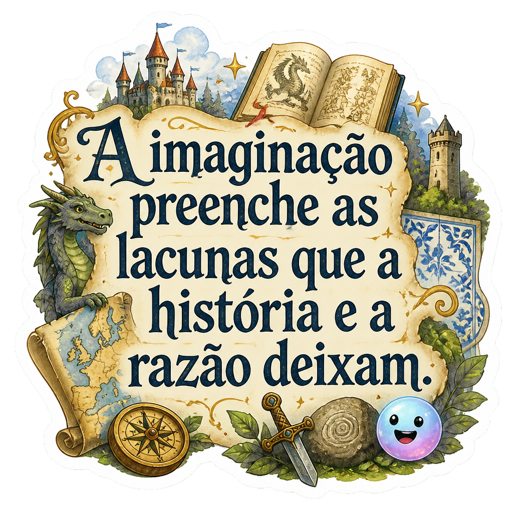 A imaginação preenche as lacunas que a história e a razão deixam.