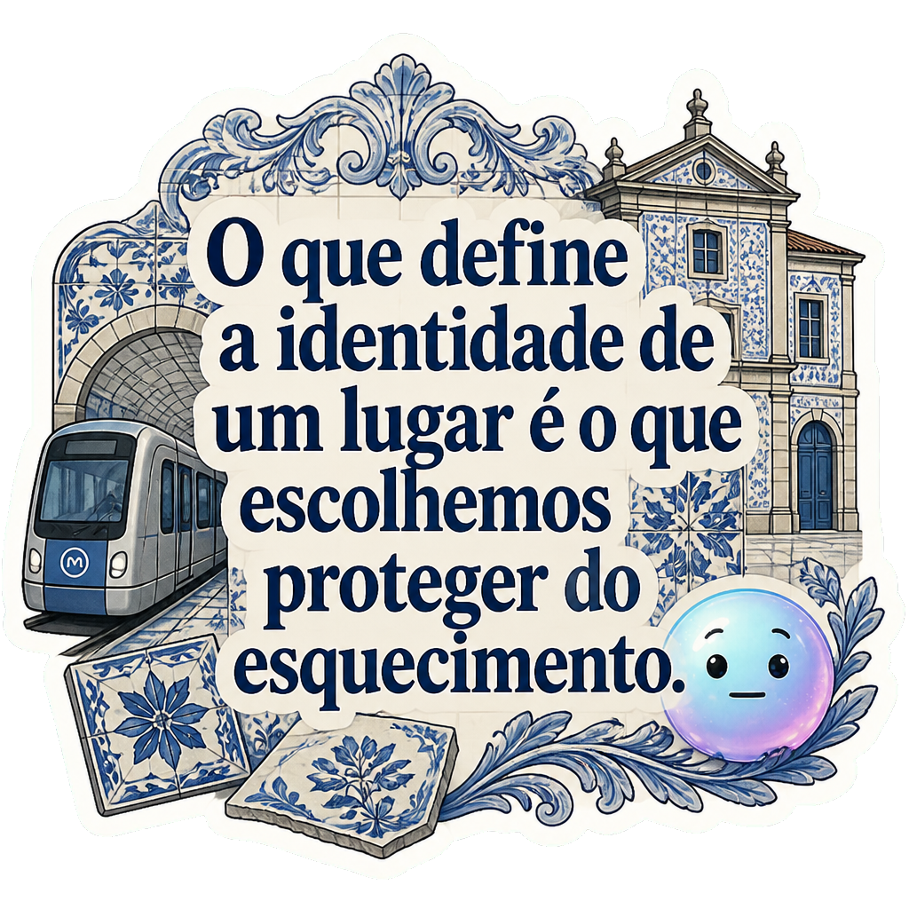 O que define a identidade de um lugar é o que escolhemos proteger do esquecimento.