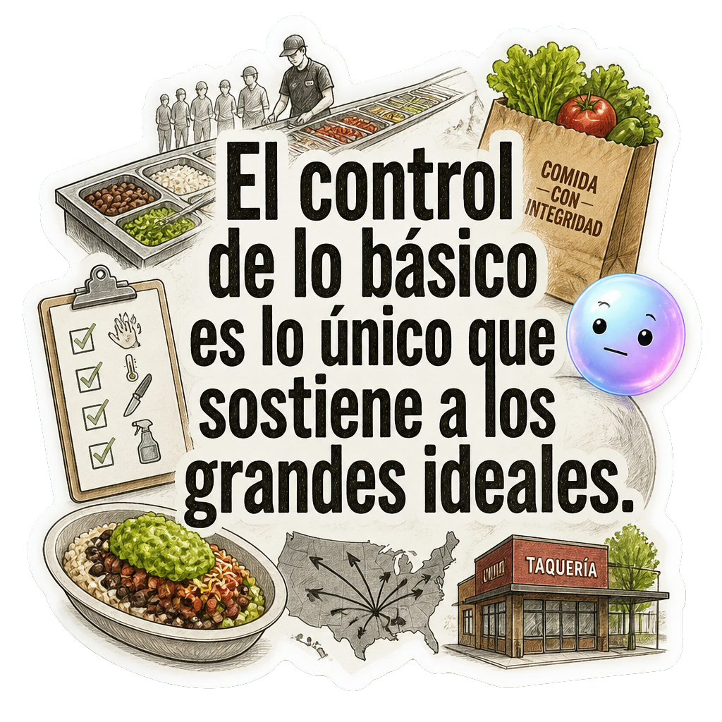 El control de lo básico es lo único que sostiene a los grandes ideales.