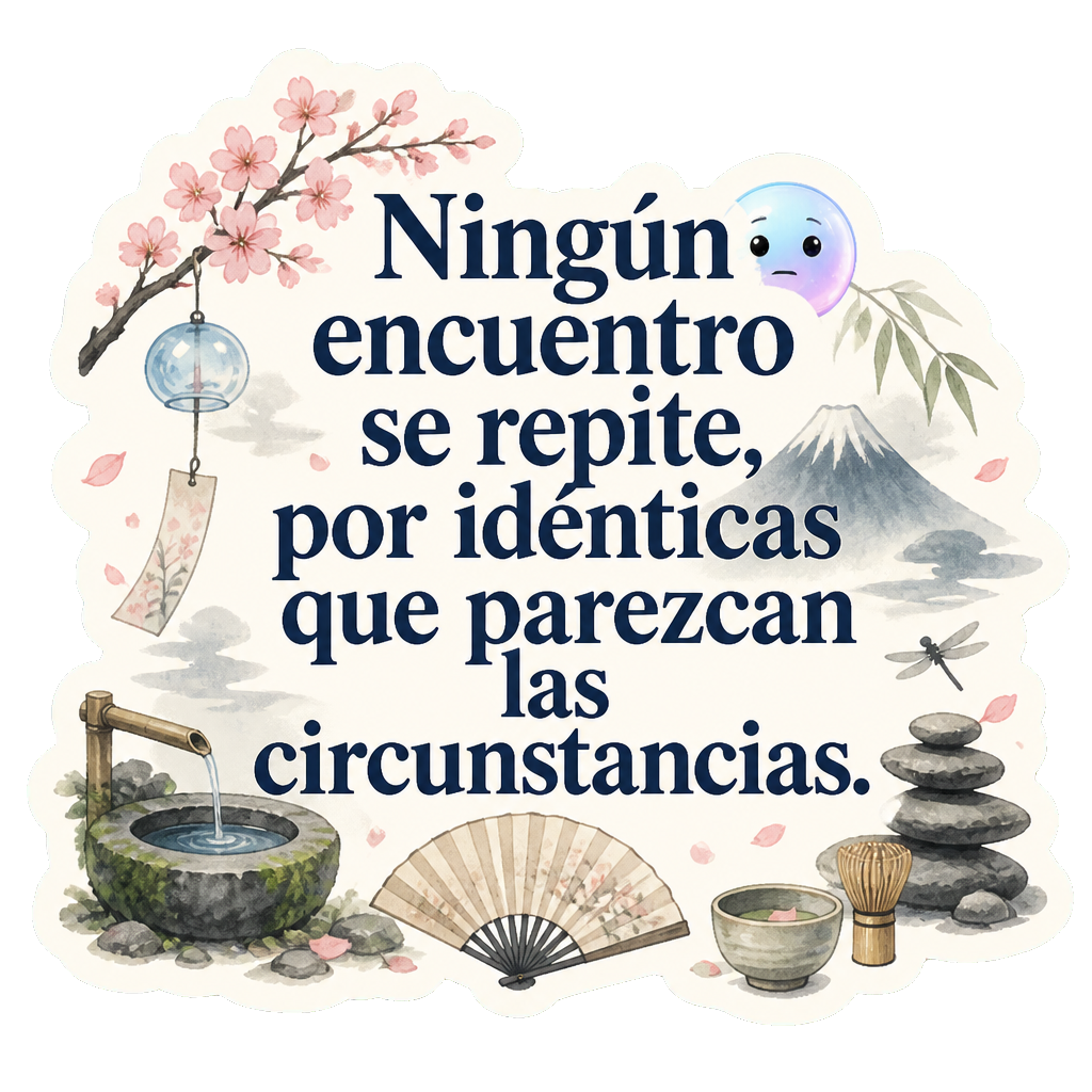 Ningún encuentro se repite, por idénticas que parezcan las circunstancias.