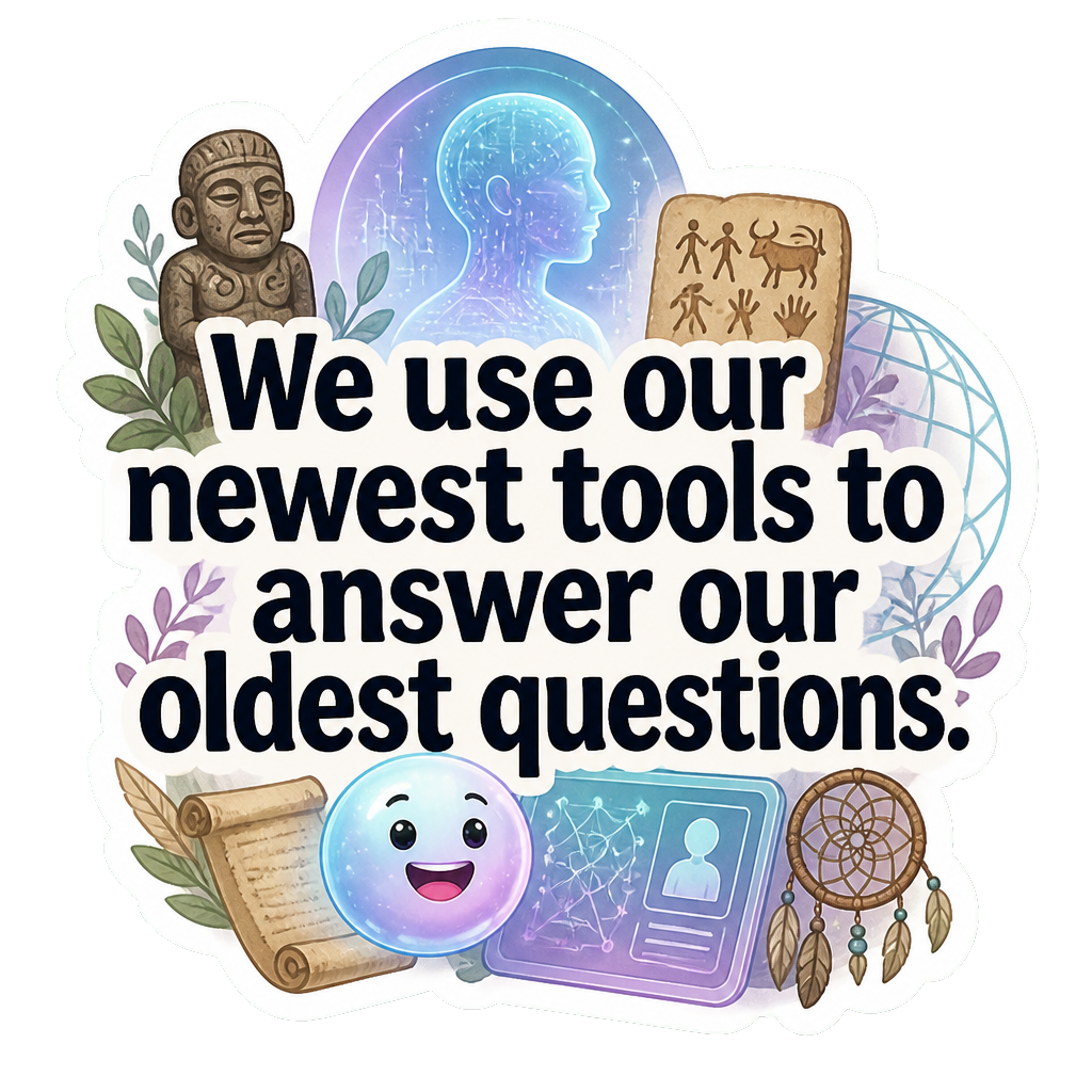 We use our newest tools to answer our oldest questions.