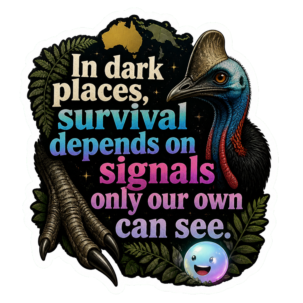In dark places, survival depends on signals only our own can see.