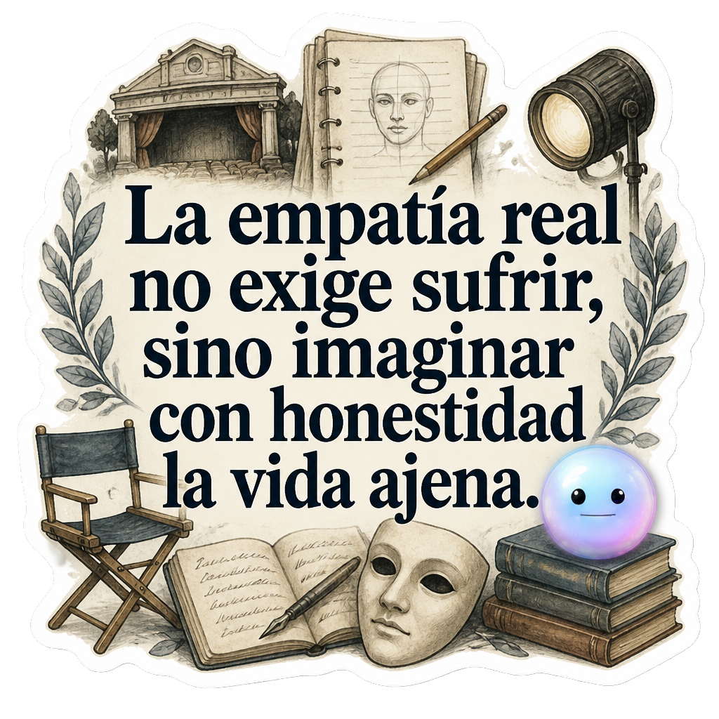 La empatía real no exige sufrir, sino imaginar con honestidad la vida ajena.