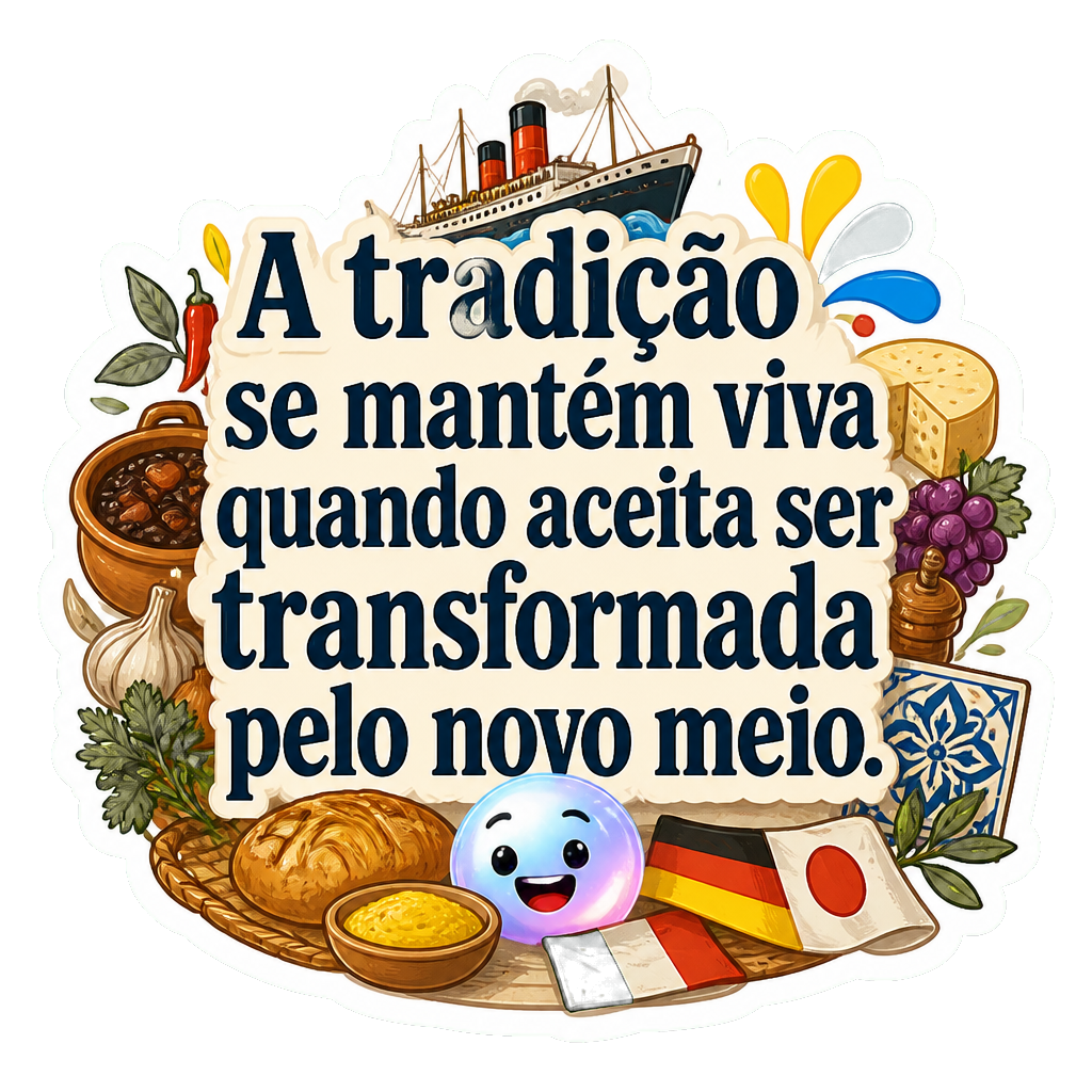 A tradição se mantém viva quando aceita ser transformada pelo novo meio.