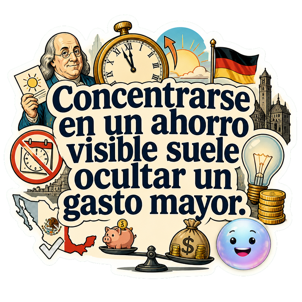 Concentrarse en un ahorro visible suele ocultar un gasto mayor.