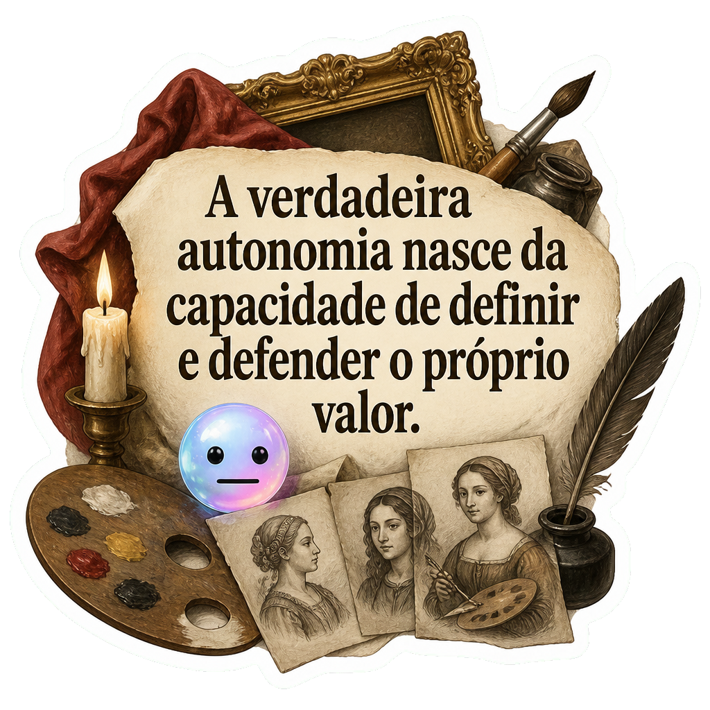 A verdadeira autonomia nasce da capacidade de definir e defender o próprio valor.