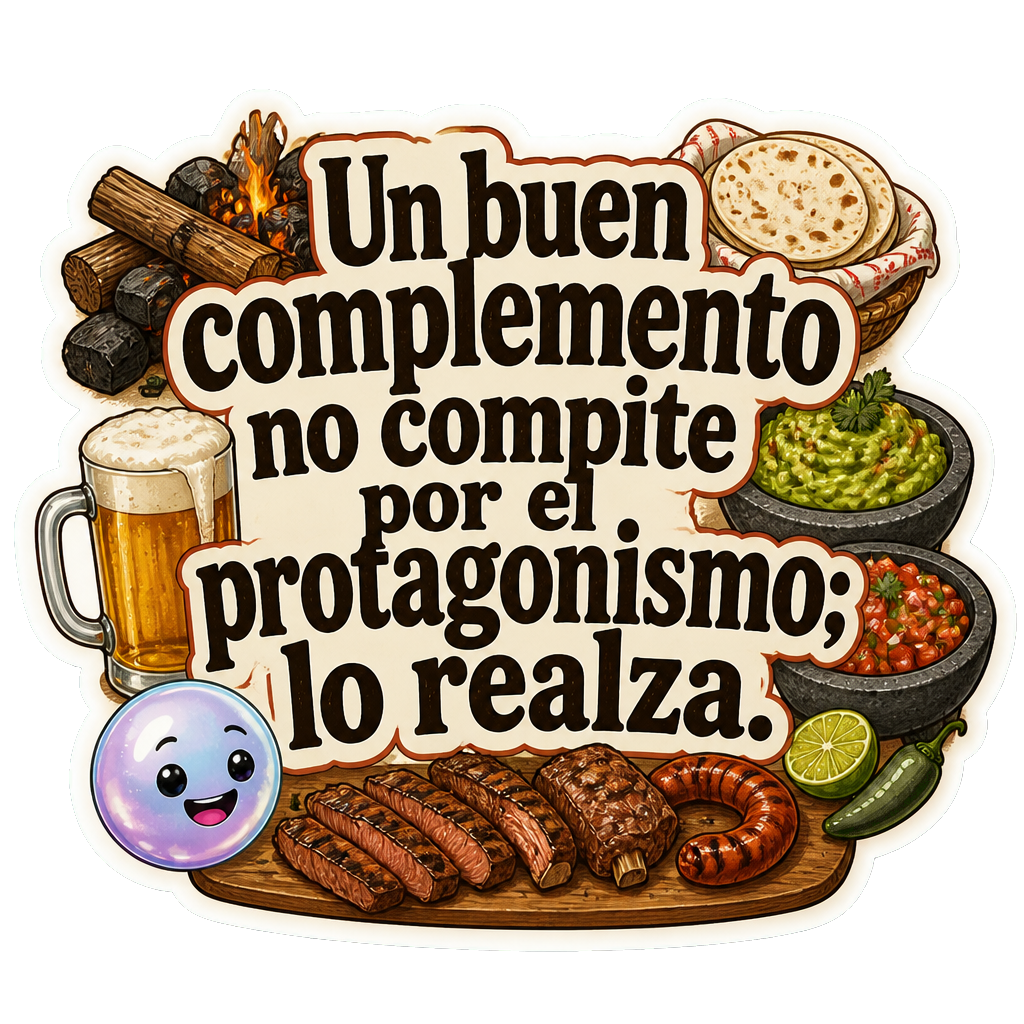Un buen complemento no compite por el protagonismo; lo realza.
