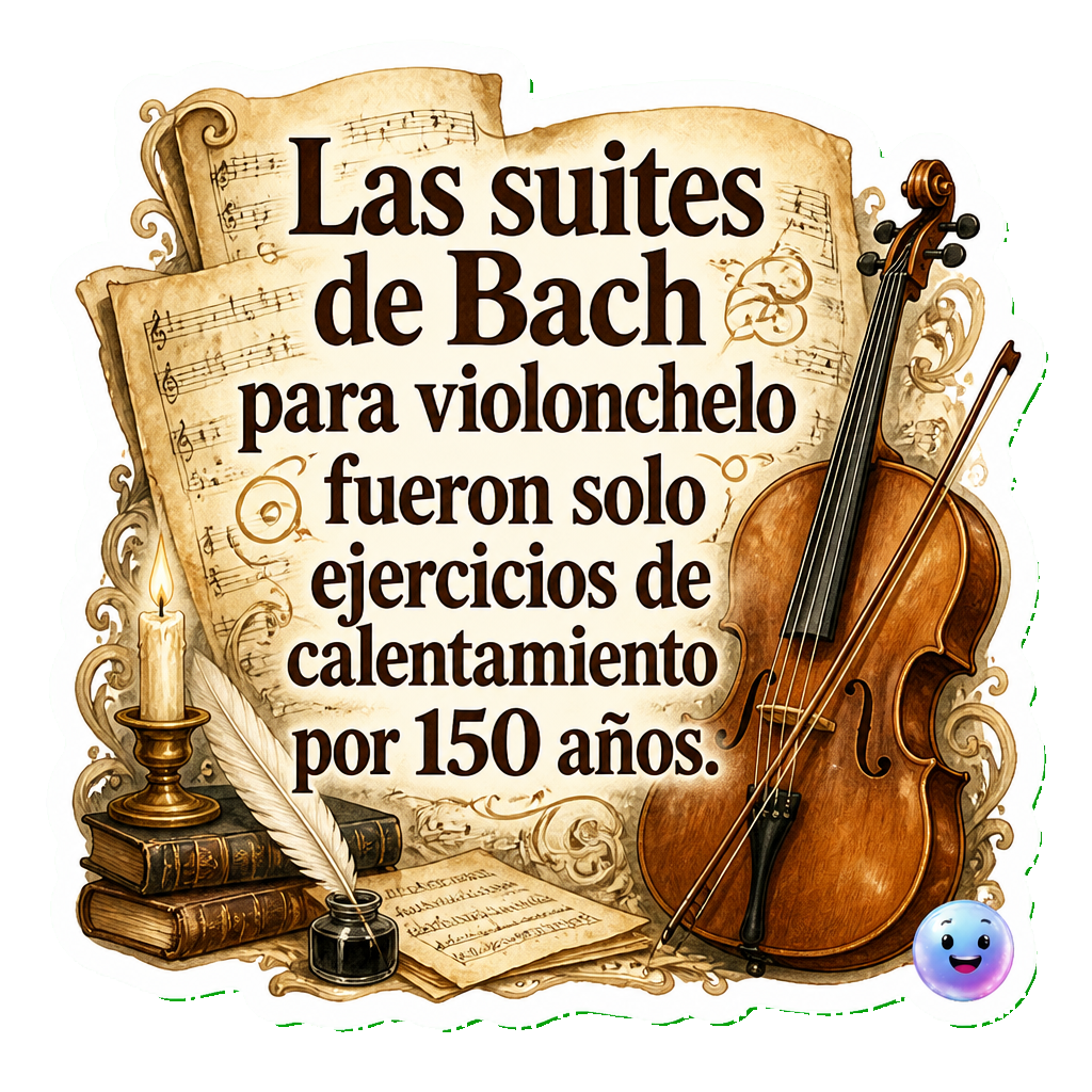 Las suites de Bach para violonchelo fueron solo ejercicios de calentamiento por 150 años.