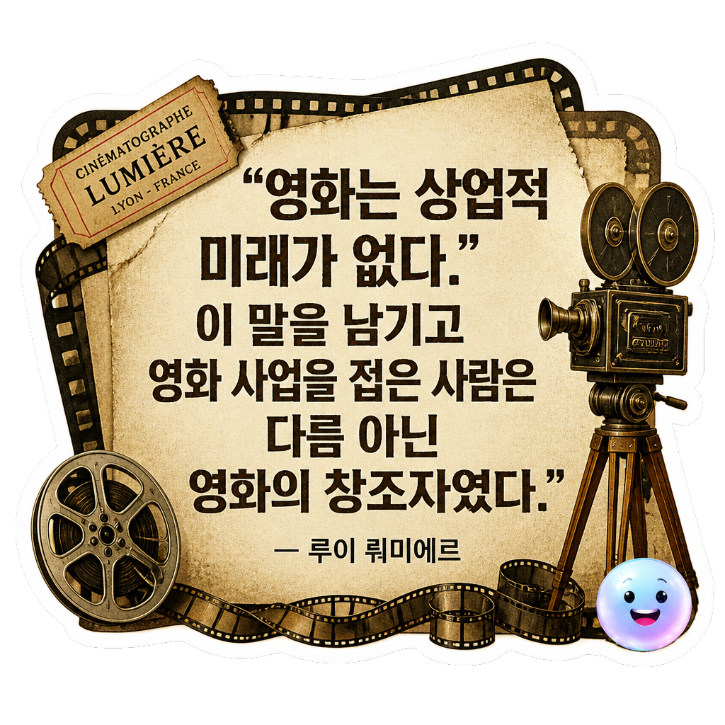 “영화는 상업적 미래가 없다.” 이 말을 남기고 영화 사업을 접은 사람은 다름 아닌 영화의 창조자였다.