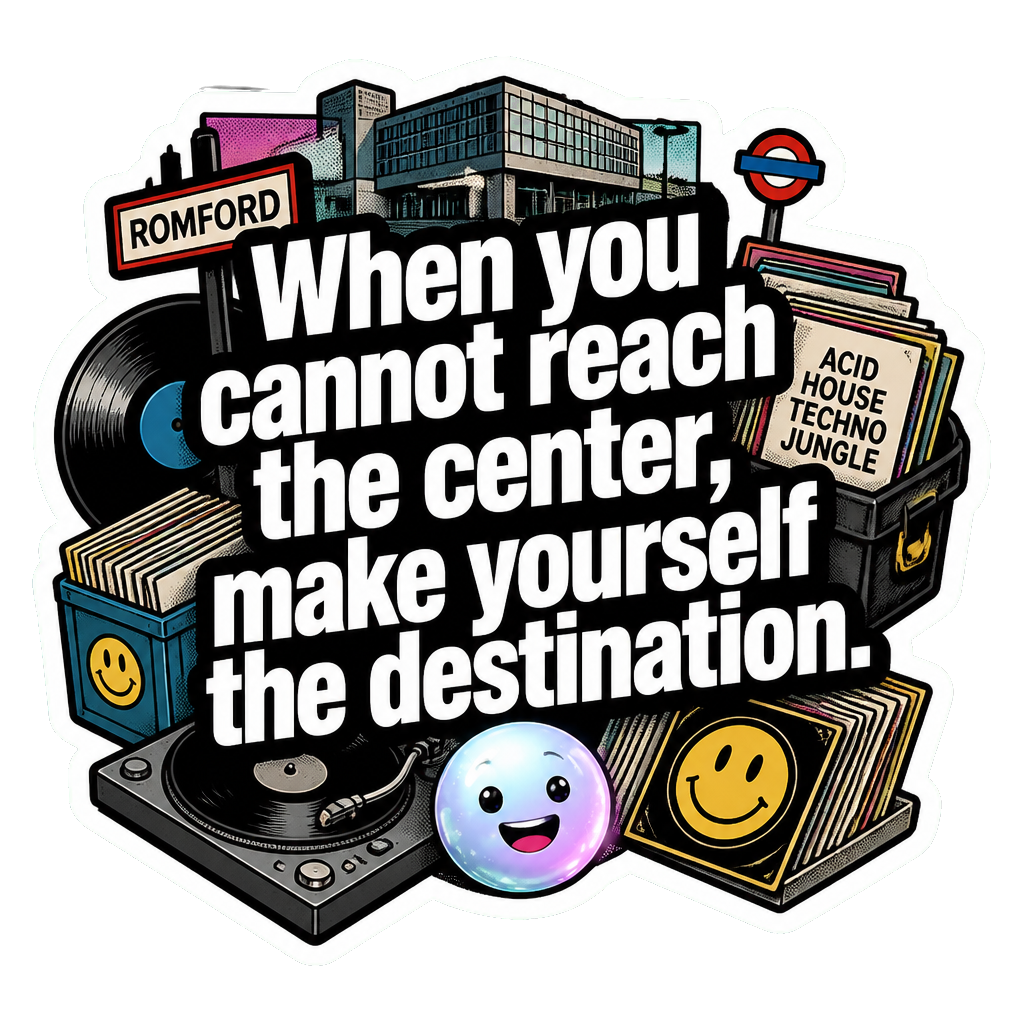 When you cannot reach the center, make yourself the destination.