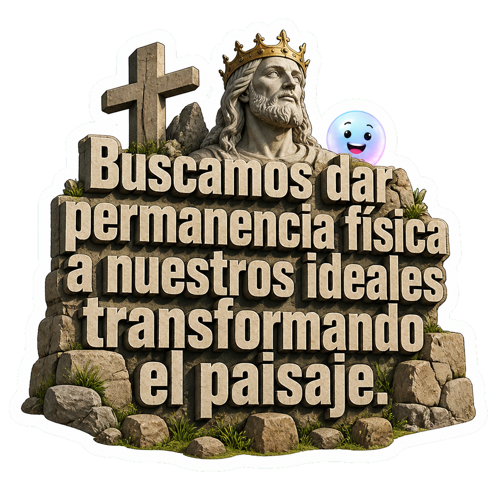 Buscamos dar permanencia física a nuestros ideales transformando el paisaje.