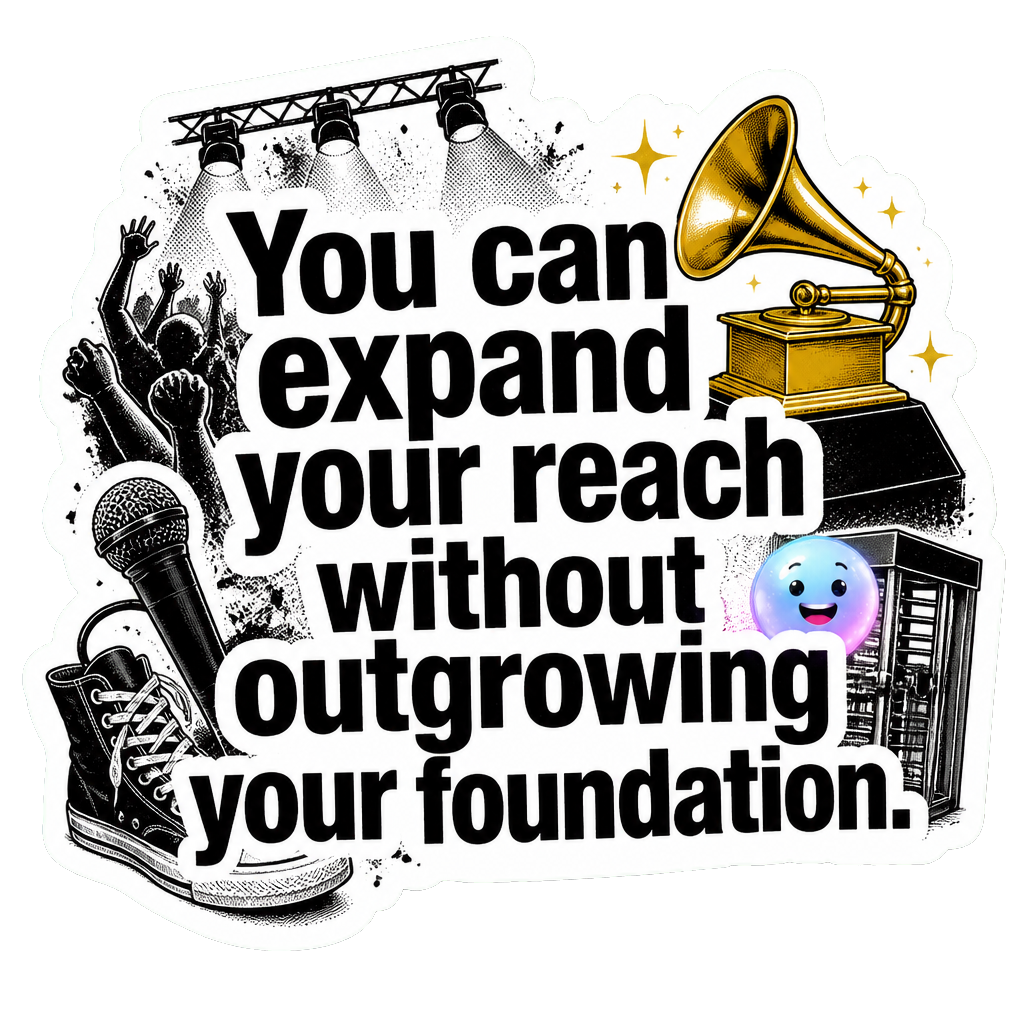 You can expand your reach without outgrowing your foundation.