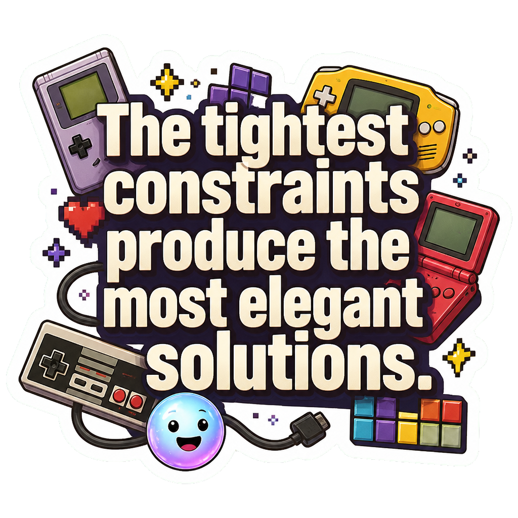 The tightest constraints produce the most elegant solutions.