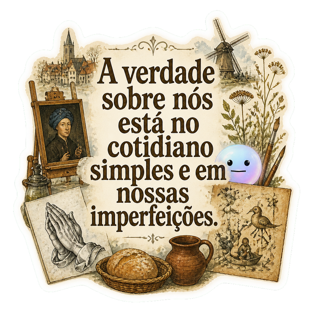A verdade sobre nós está no cotidiano simples e em nossas imperfeições.