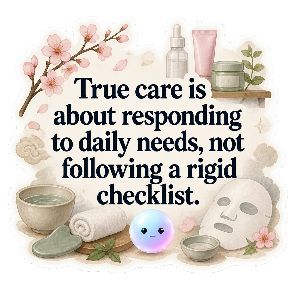 True care is about responding to daily needs, not following a rigid checklist.