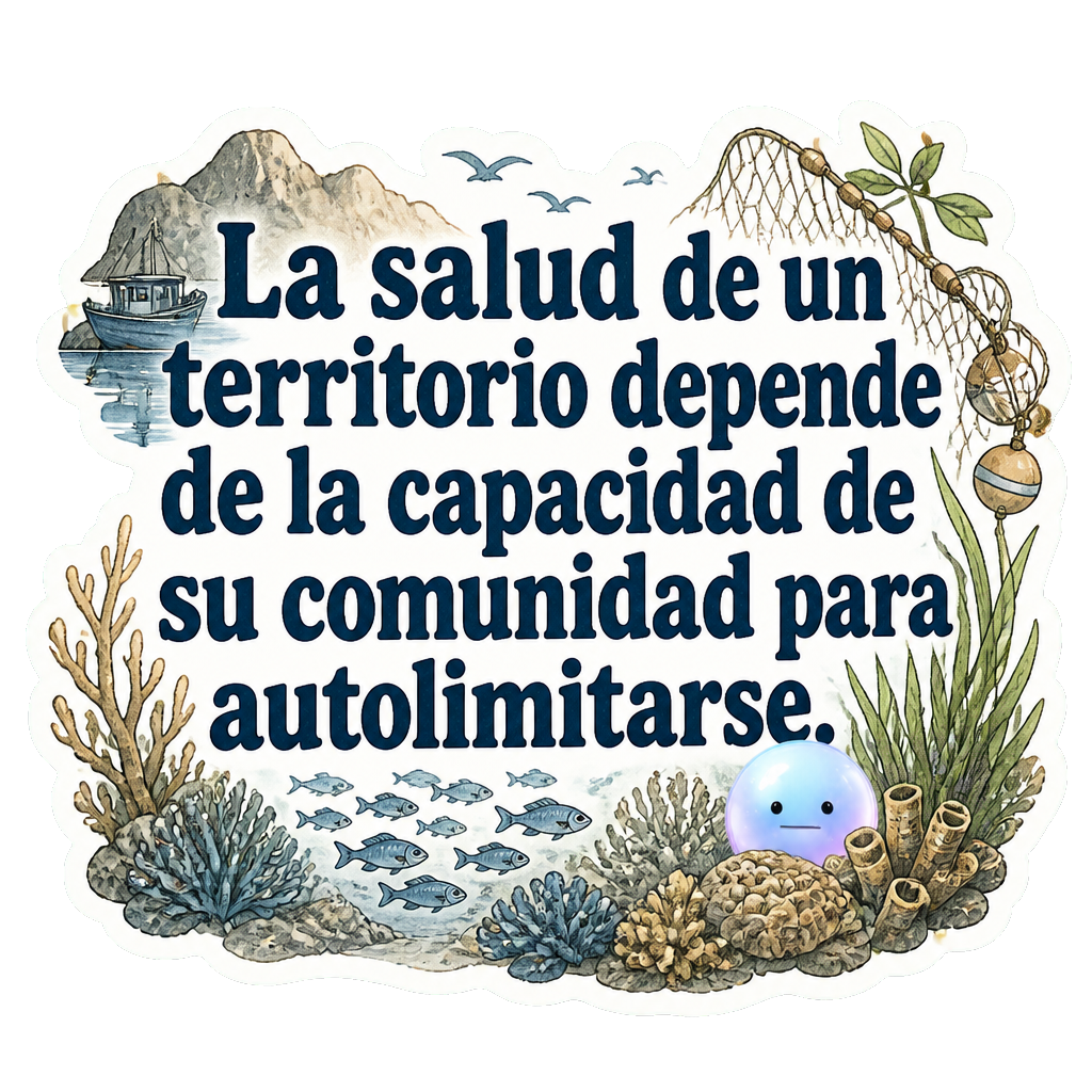 La salud de un territorio depende de la capacidad de su comunidad para autolimitarse.