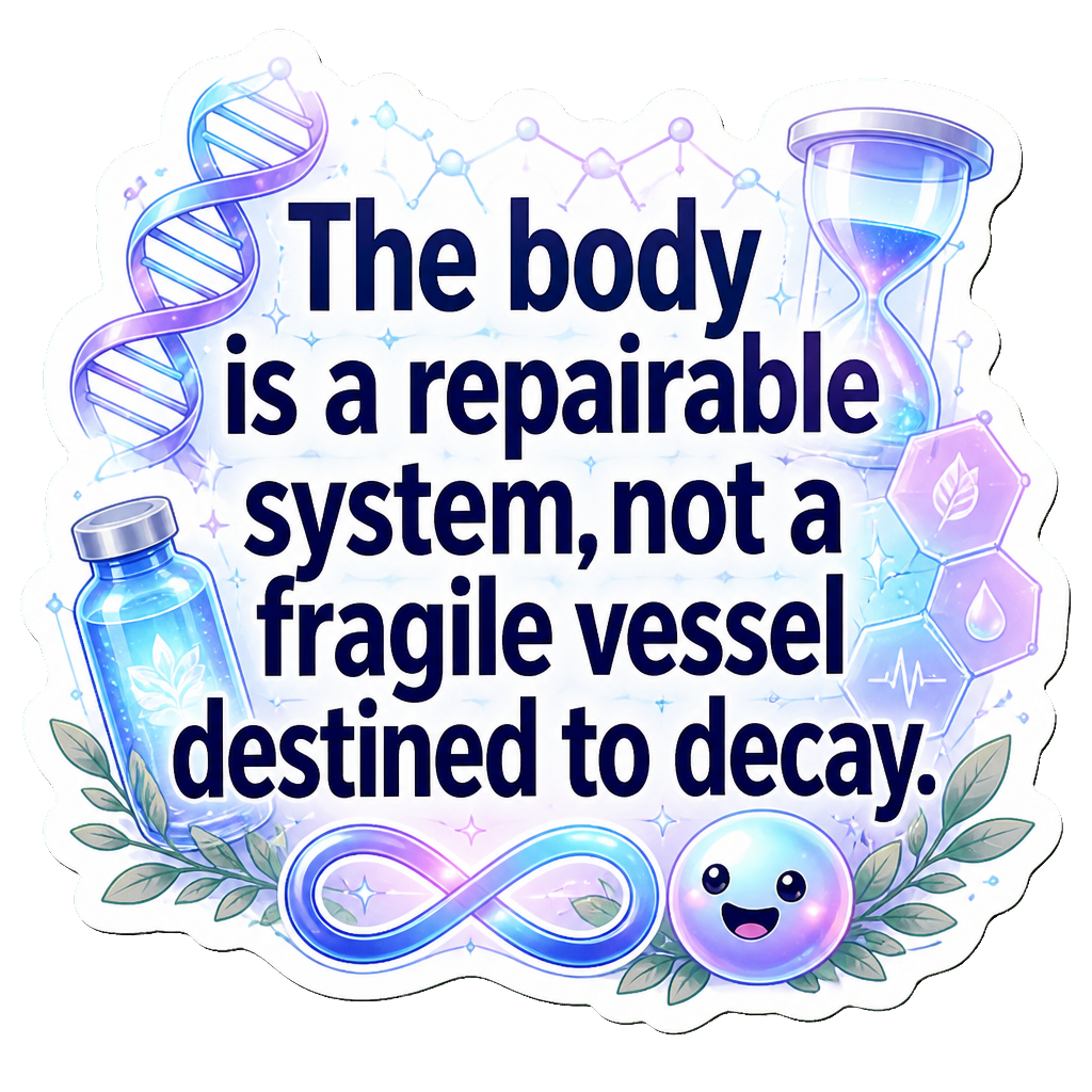 The body is a repairable system, not a fragile vessel destined to decay.