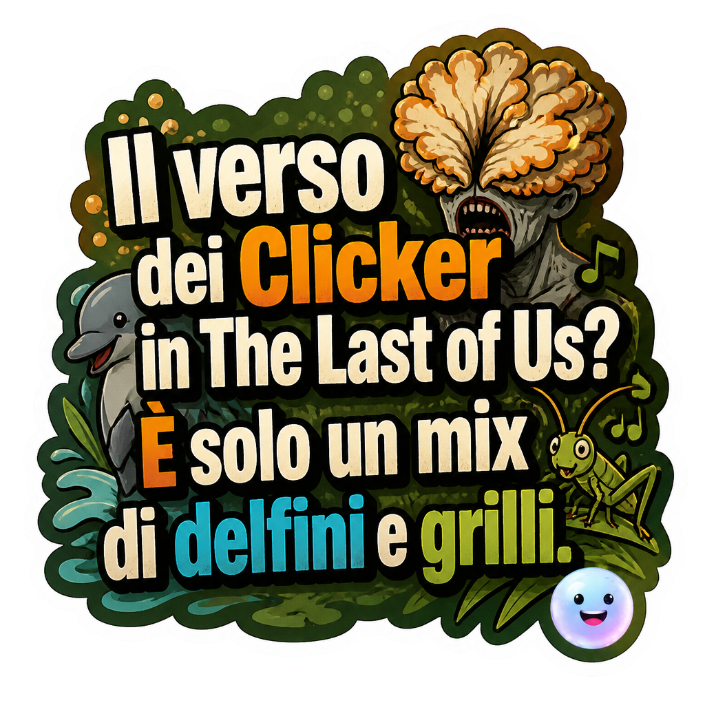 Il verso dei Clicker in The Last of Us? È solo un mix di delfini e grilli.