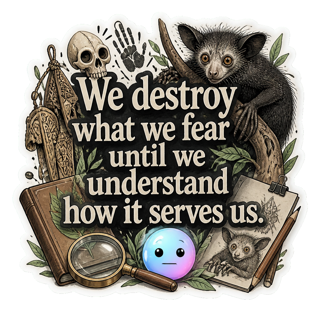 We destroy what we fear until we understand how it serves us.